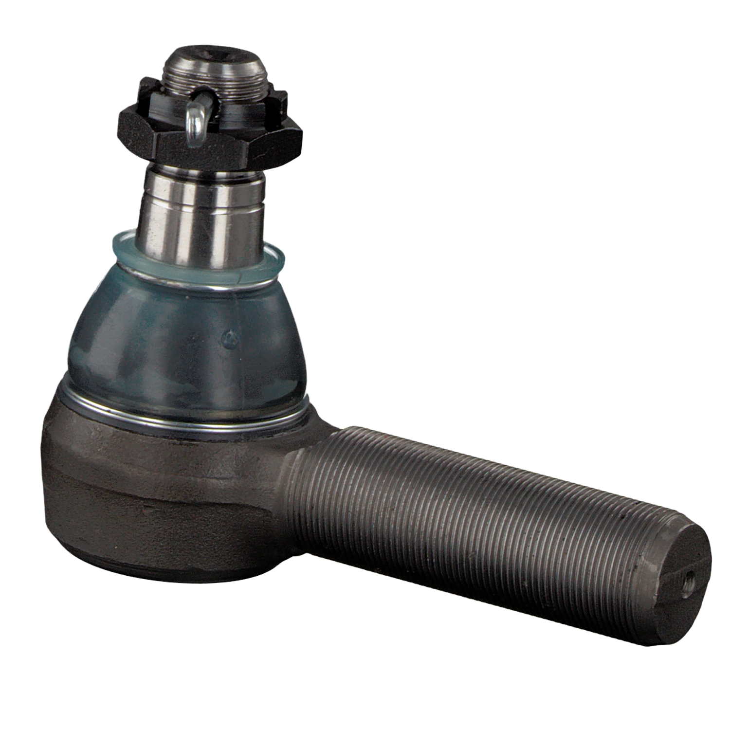 FEBI BILSTEIN 27207: Spurstangenkopf Vorderachse links, Vorderachse rechts, 125mm, mit Kronenmutter