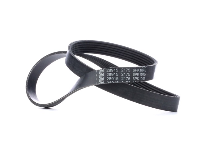 FEBI BILSTEIN 28915: Curea transmisie cu caneluri 1045mm, Numar nervuri: 6