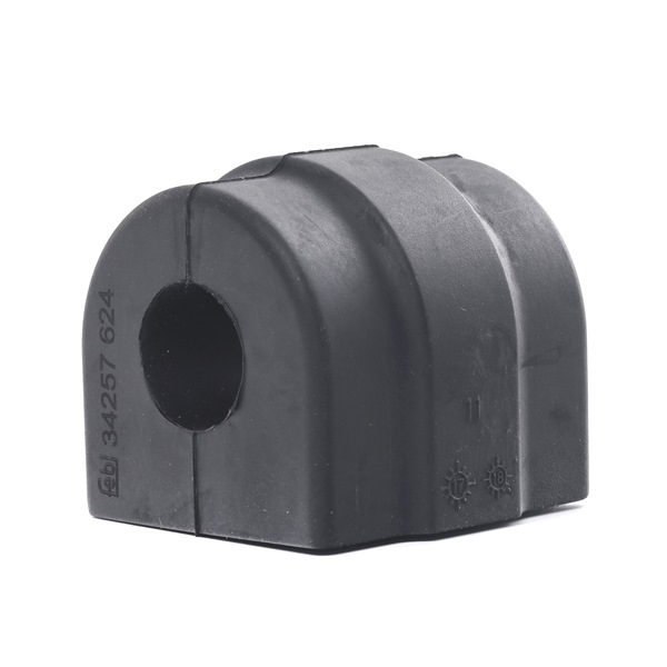 FEBI BILSTEIN 34257: Bucsa, bara stabilizatoare punte fata, EPDM (etilen propilen dienă cauciuc), 24mm