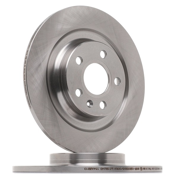 RIDEX 82B3229: Disco de freno Eje trasero, Ø: 302mm, macizo, Hierro fundido, Ø: 302mm, sin recubrimiento