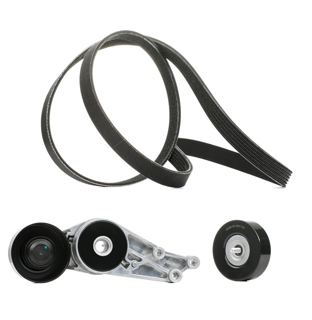 RIDEX PLUS 542R0183P Комплект пистов ремък AUDI A4 Седан (8E2, B6) 163 K.C. бензин цена