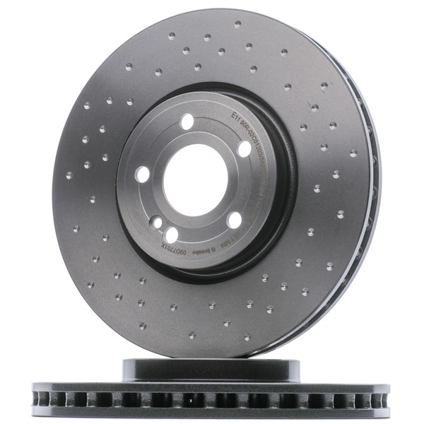 BREMBO 09.D770.1X: Disc de frână XTRA LINE - Xtra Ř: 330mm, perforat/ventilat interior, Ř: 330mm, acoperit (cu un strat protector), cu suruburi