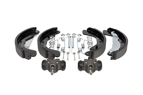 ATE 03.0420-1019.3: Zestaw szczęk hamulcowych z cylinderkiem hamulcowym, z dodatkami Original Kit