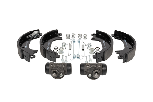 ATE 03.0420-1619.3: Zestaw szczęk hamulcowych z cylinderkiem hamulcowym, z dodatkami Original Kit