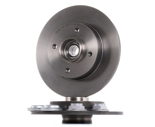 SNR KF159.57U: Féktárcsa Ø: 250mm, tele, Ø: 250mm, lakkozott, gumicsapággyal, görgőscsapággyal