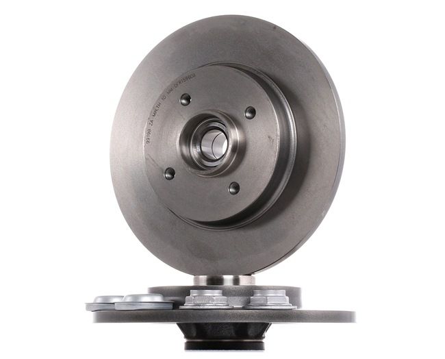 SNR KF159.62U: Brzdový kotúč vpravo na zanej naprave, vlavo na zadnej naprave, Ø: 268mm, plný, Ø: 268mm, lakovane, s gumovým ložiskom, s valivým ložiskom
