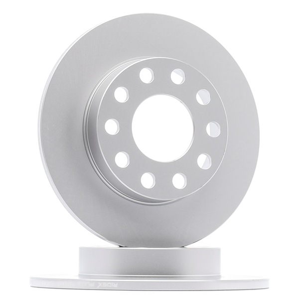RIDEX PLUS 82B0706P: Brzdový kotouč Zadní náprava, R: 244,7mm, plný, R: 244,7mm, nátěr, se šrouby