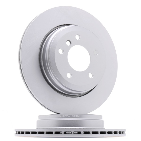 RIDEX PLUS 82B0196P: Disco de freno Eje trasero, Ø: 319,6mm, ventilación interna, Fundición gris, Ø: 319,6mm, revestido, con tornillos