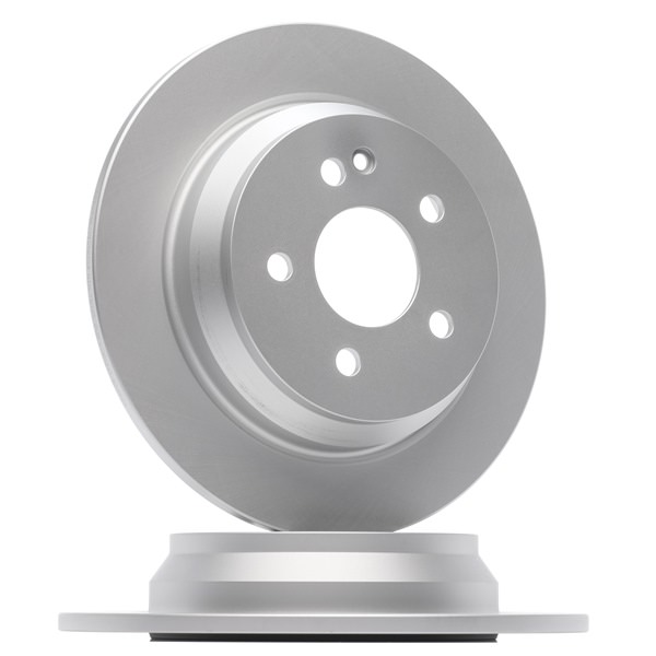 RIDEX PLUS 82B0231P: Disco de freno Eje trasero, Ø: 296mm, macizo, Ø: 296mm, revestido, sin buje de rueda, sin perno de sujeción de rueda