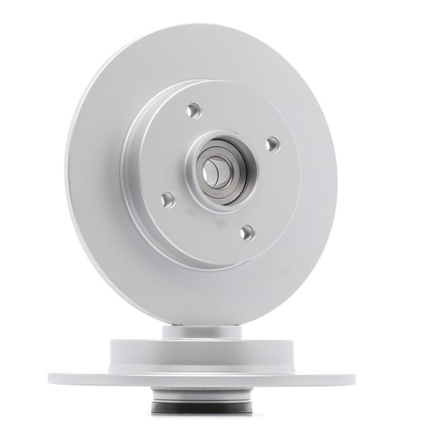 RIDEX PLUS 82B0701P: Disco de freno Eje trasero, Ø: 248,8mm, macizo, Ø: 248,8mm, revestido, con cojinete rueda, con anillo sensor magnético incorporado