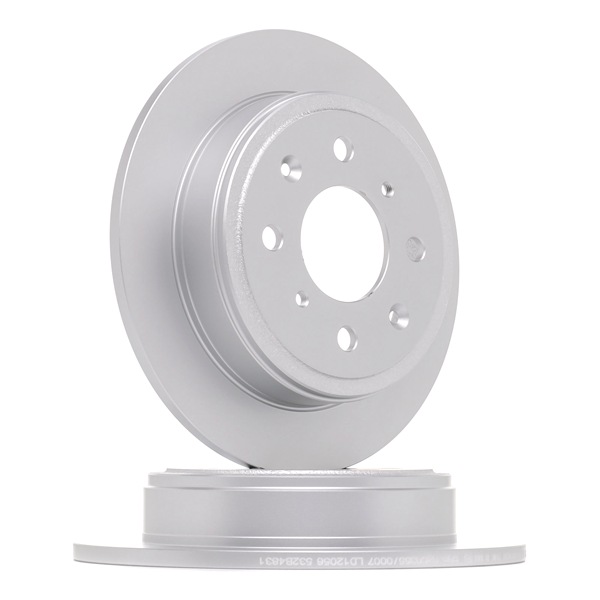 RIDEX PLUS 82B0681P: Disco de freno Eje trasero, Ø: 239mm, macizo, Ø: 239mm, barnizado