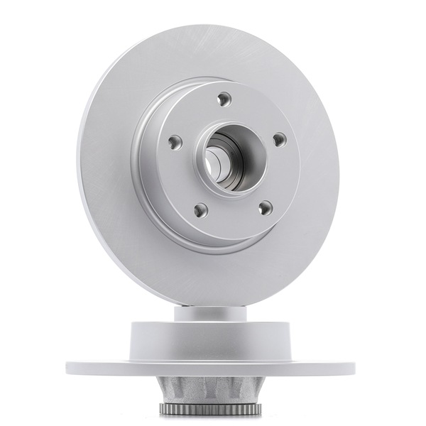 RIDEX PLUS 82B0698P: Brzdový kotúč Zadna naprava, Ø: 280mm, plný, Ø: 280mm, so súpravou ložísk kolesa, skruzkom ABS