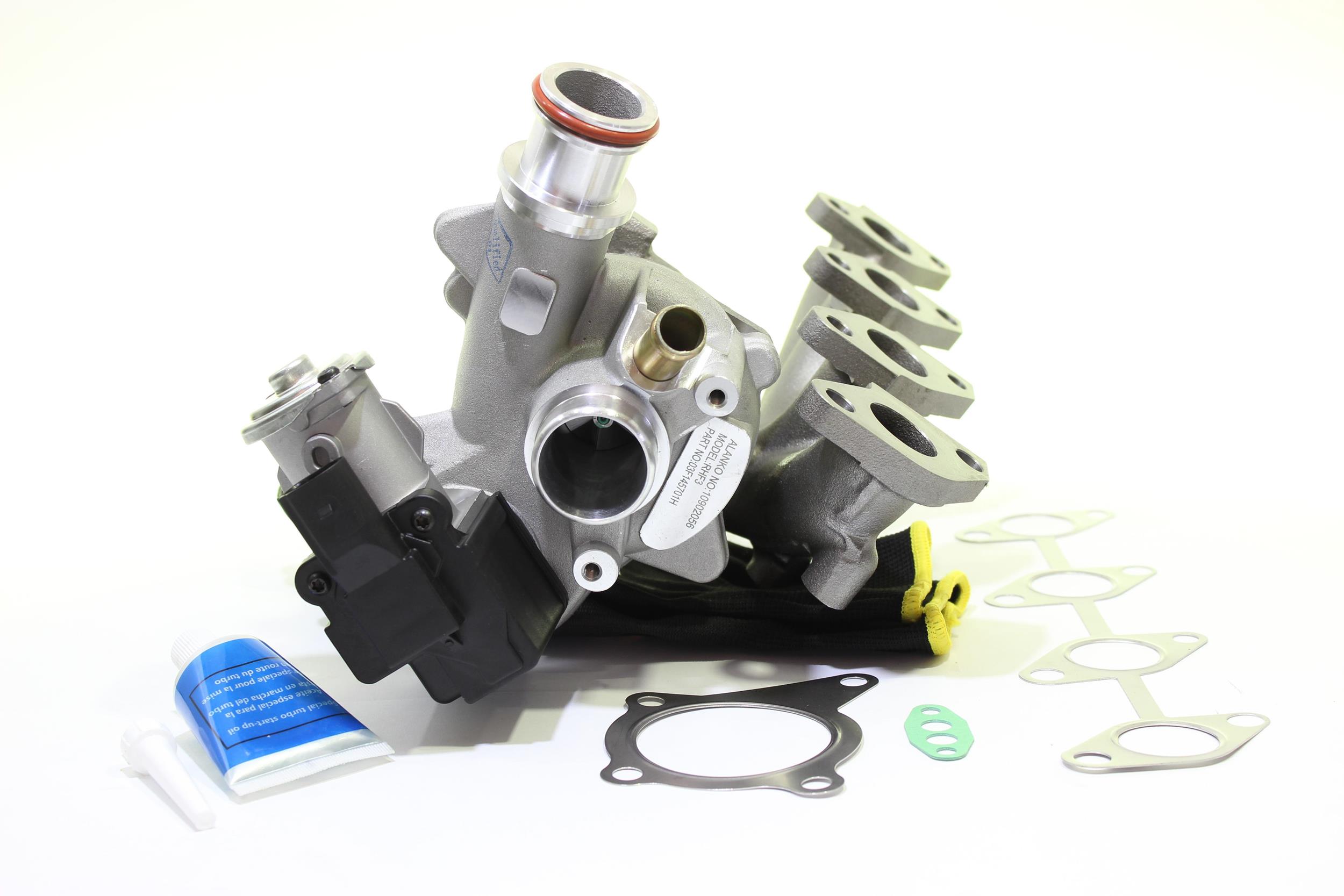 ALANKO 10902056: Turbolader inkl. Dichtungssatz, mit Anbau-/Befestigungsmaterial