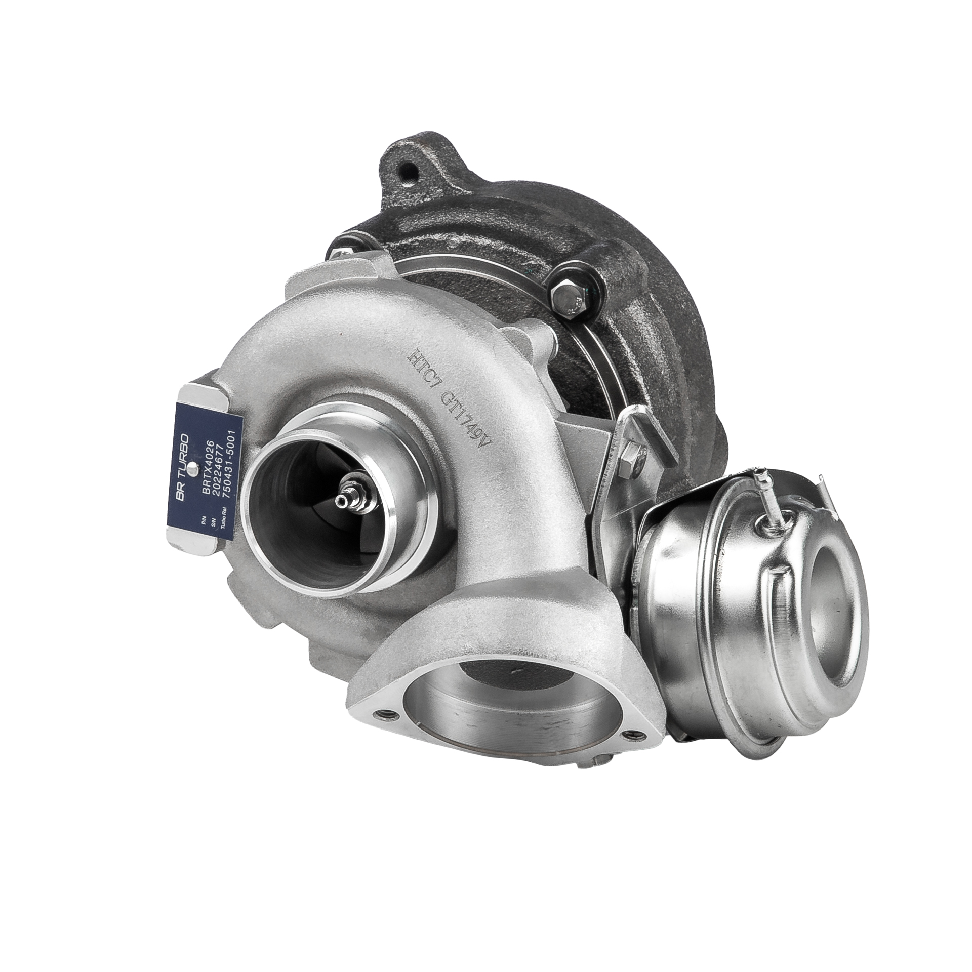 BR Turbo BRTX4026: Turboaggregat NEW BR TURBO TURBOCHARGER WITH GASKET KIT inkl. Packningssats