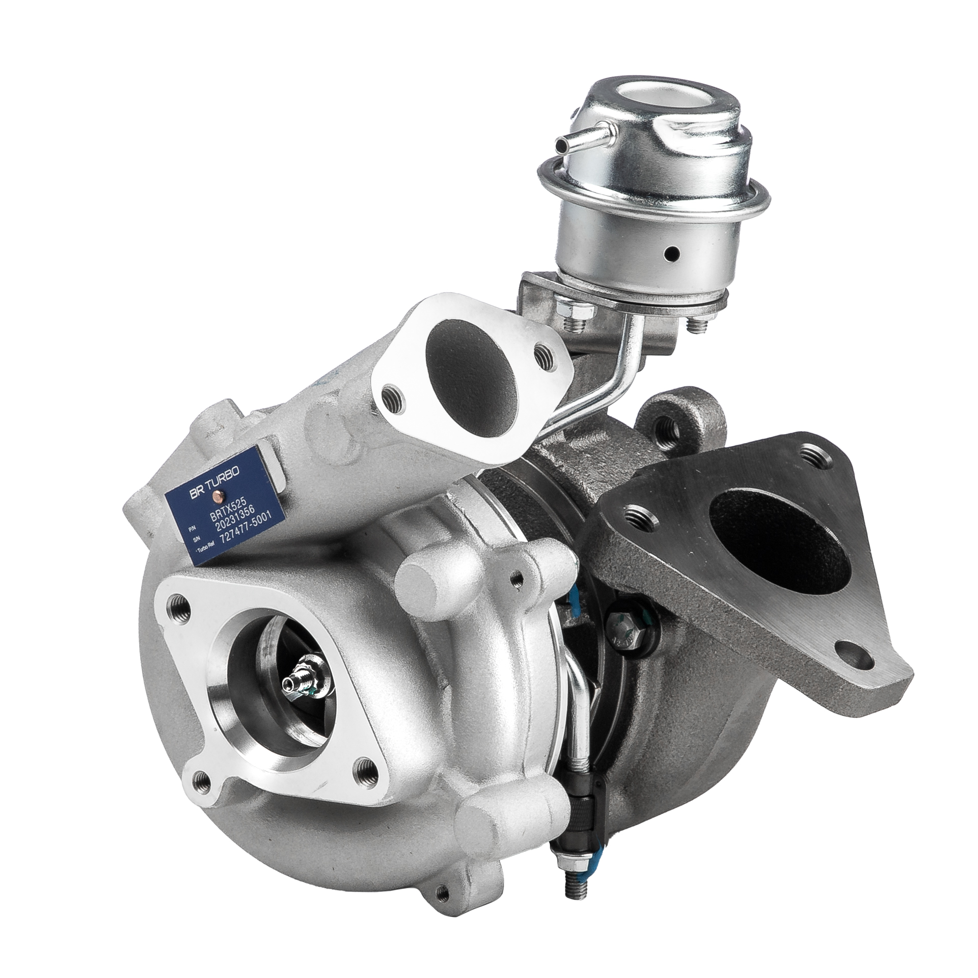 BR Turbo BRTX525: Turbocharger NEW BR TURBO TURBOCHARGER WITH GASKET KIT incl. Magnetische koppeling