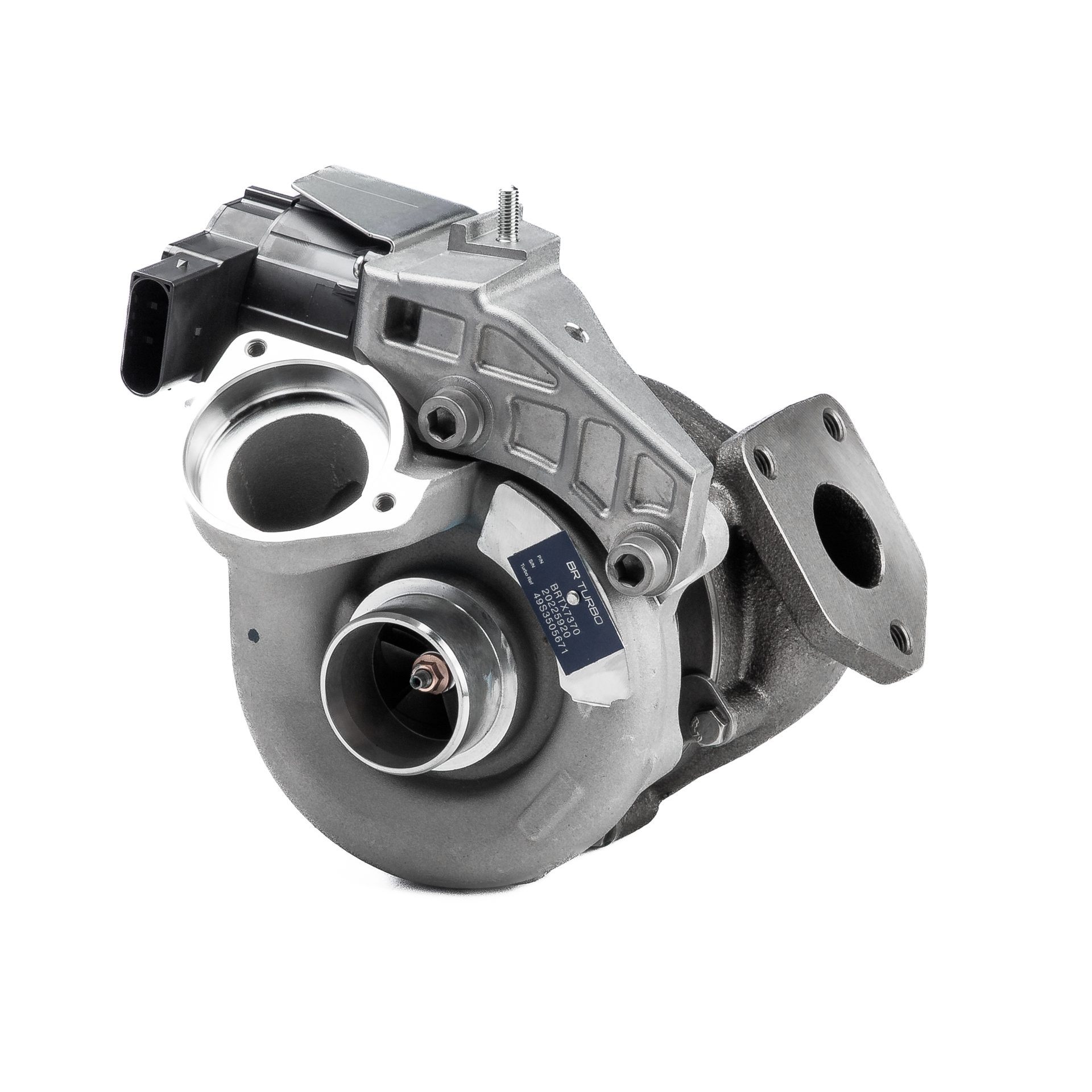 BR Turbo BRTX7370: Turbosprężarka NEW BR TURBO TURBOCHARGER WITH GASKET KIT zawiera komplet uszczelek
