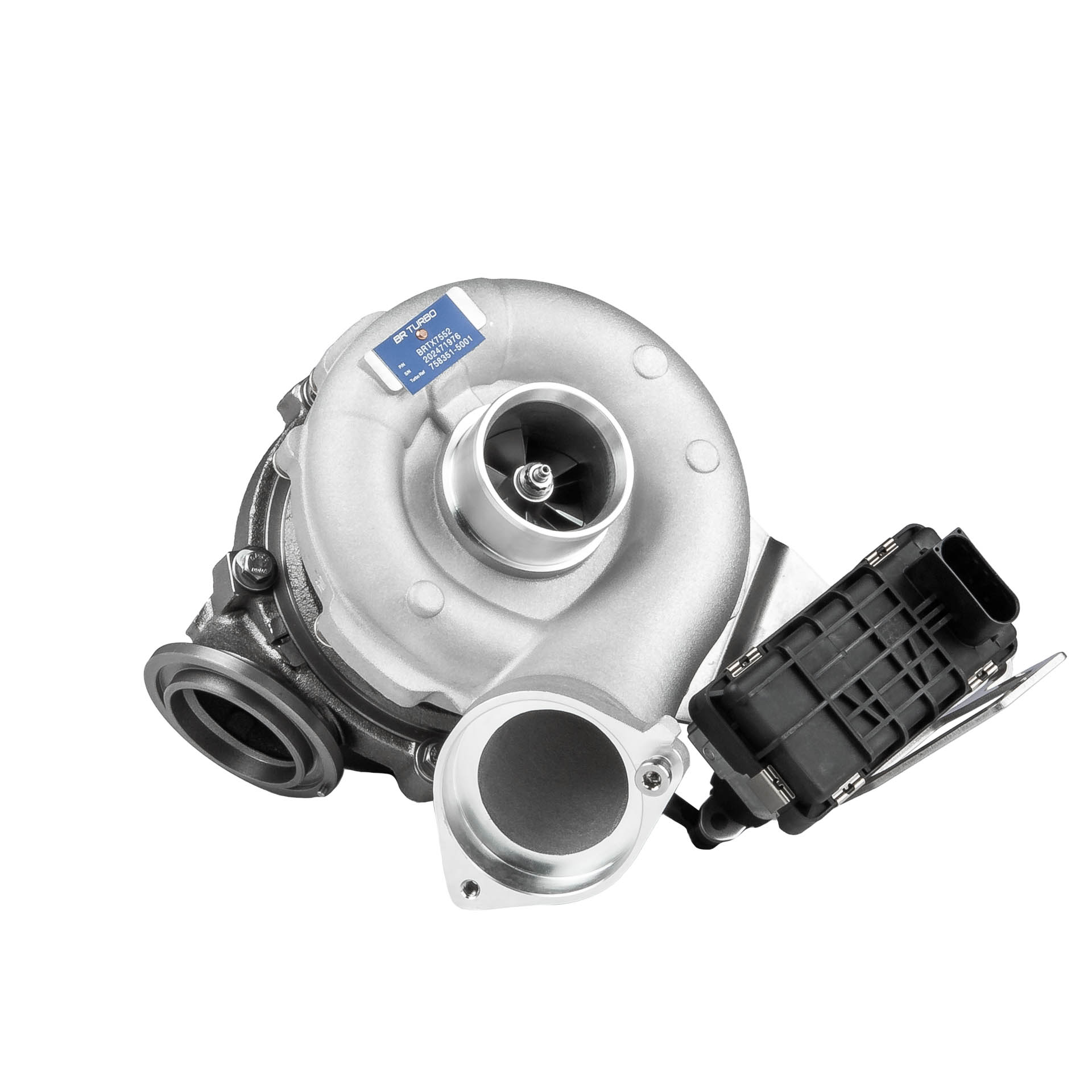 BR Turbo BRTX7552: Turbolader NEW BR TURBO TURBOCHARGER WITH GASKET KIT inkl. Dichtungssatz