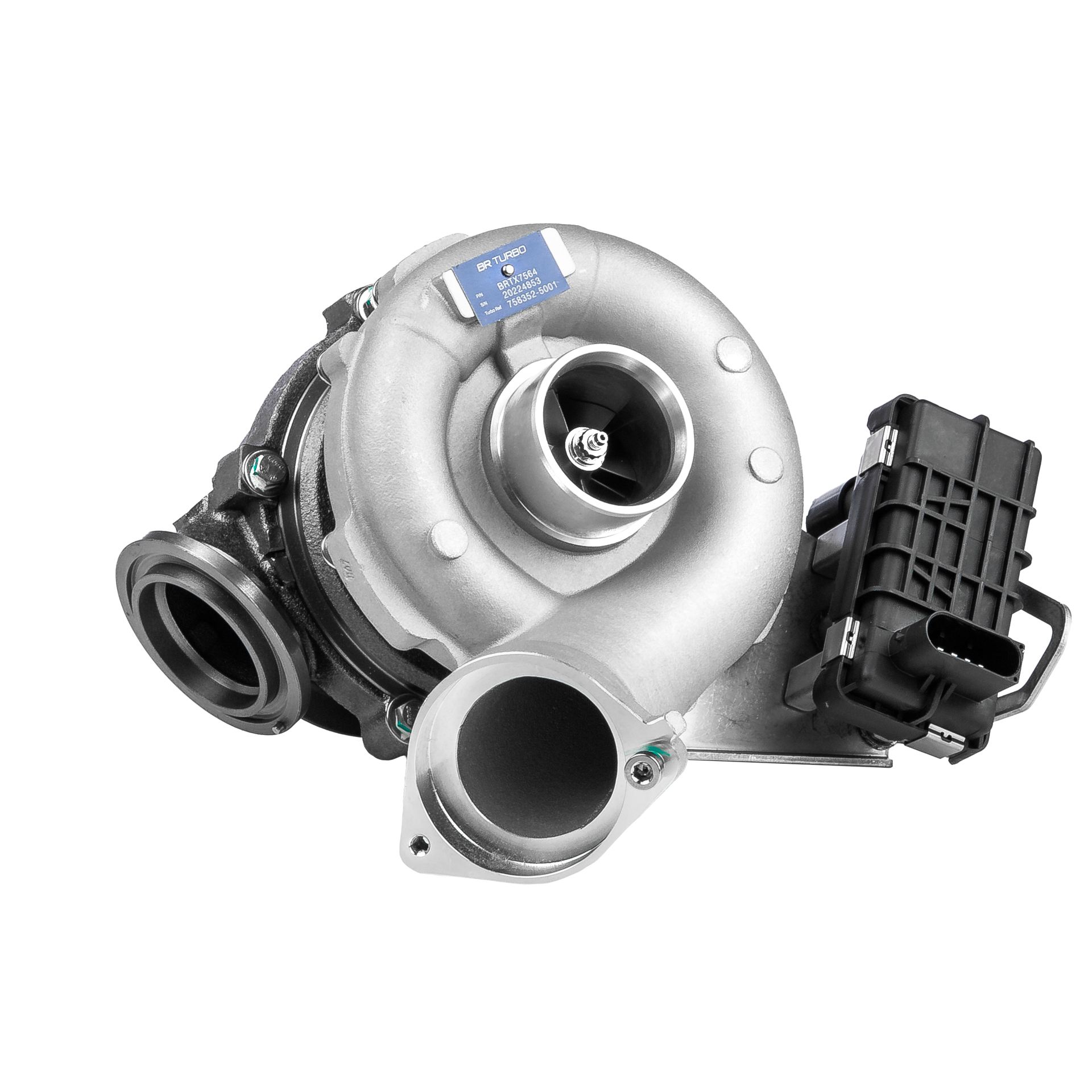 BR Turbo BRTX7564: Turbolader NEW BR TURBO TURBOCHARGER WITH GASKET KIT inkl. Dichtungssatz