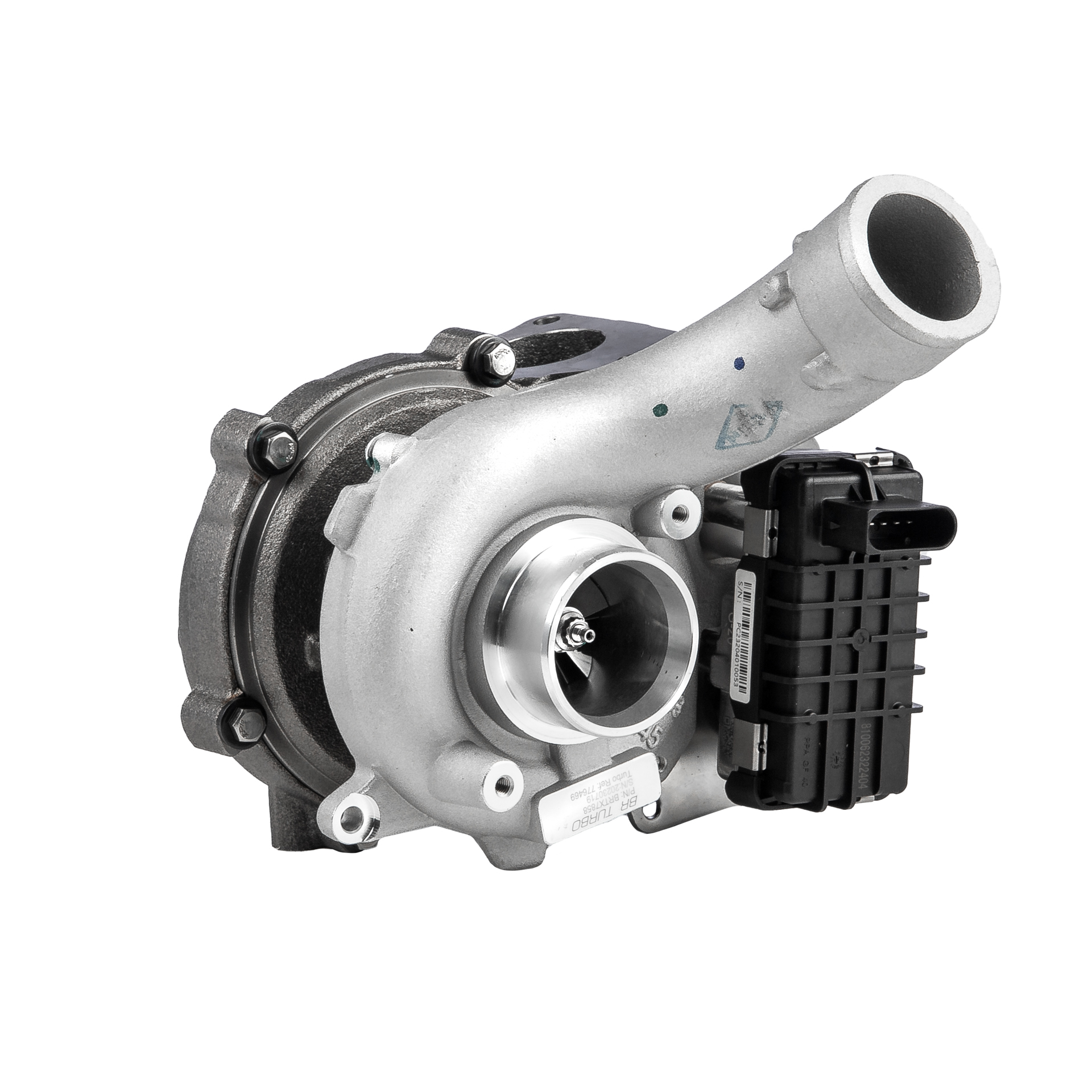 BR Turbo BRTX7858: Turbosprężarka NEW BR TURBO TURBOCHARGER WITH GASKET KIT zawiera komplet uszczelek