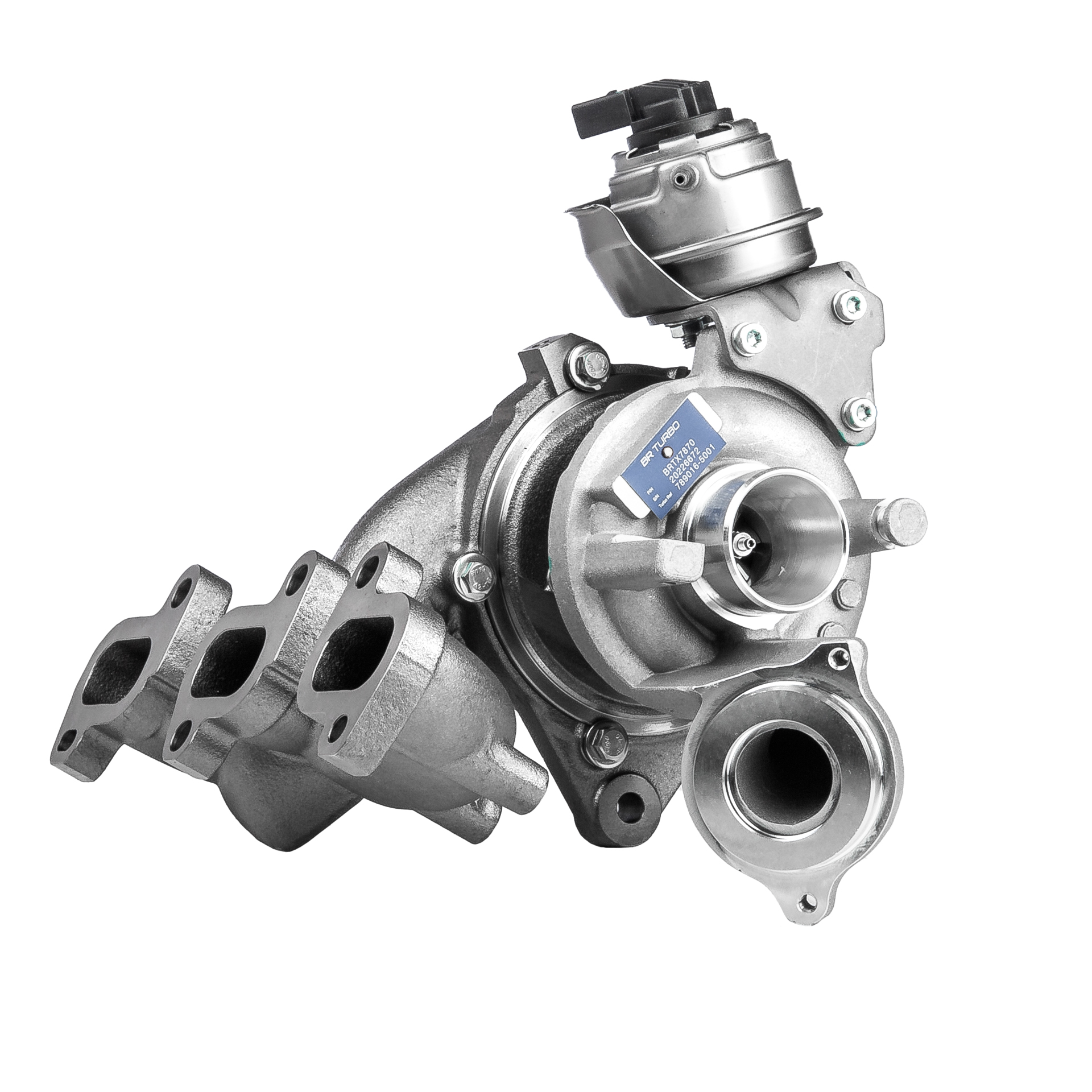 BR Turbo BRTX7870: Turbolader NEW BR TURBO TURBOCHARGER WITH GASKET KIT inkl. Dichtungssatz