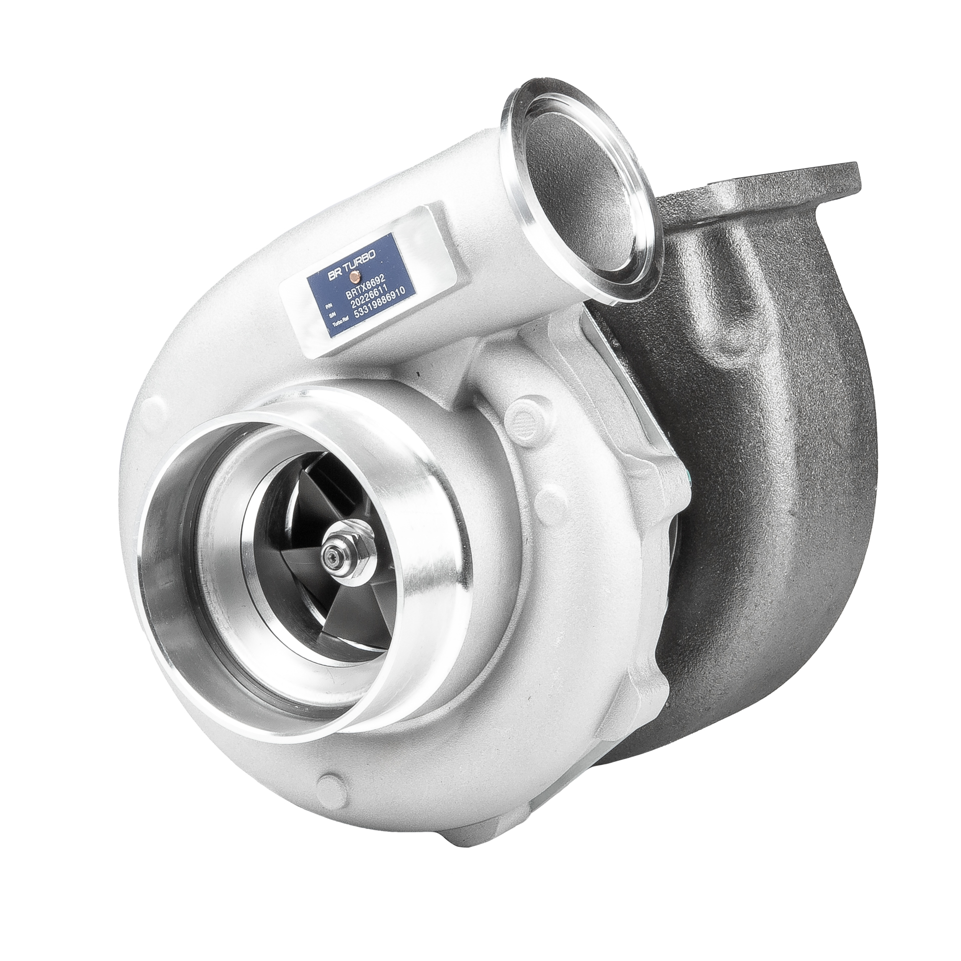 BR Turbo BRTX8692: Turbolader NEW BR TURBO TURBOCHARGER WITH GASKET KIT inkl. Dichtungssatz