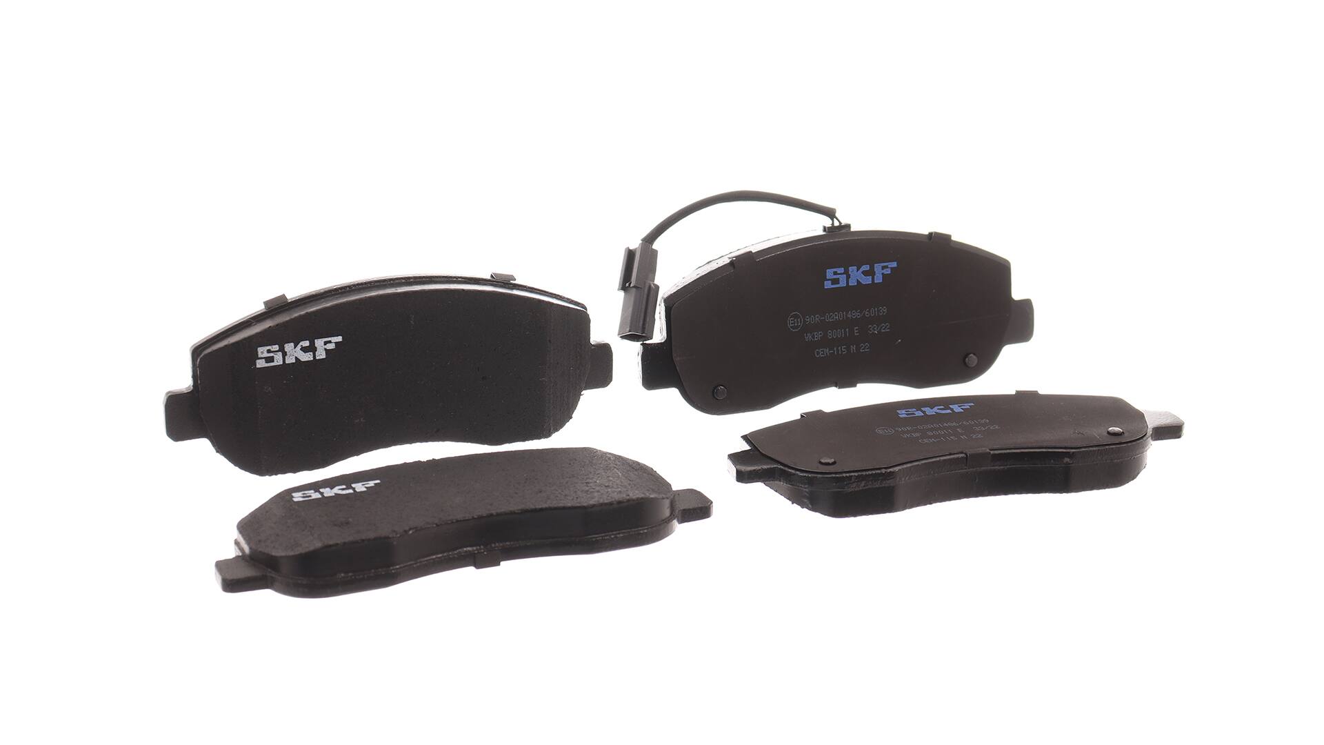 SKF VKBP 80011 E: Fékbetét készlet, tárcsafék