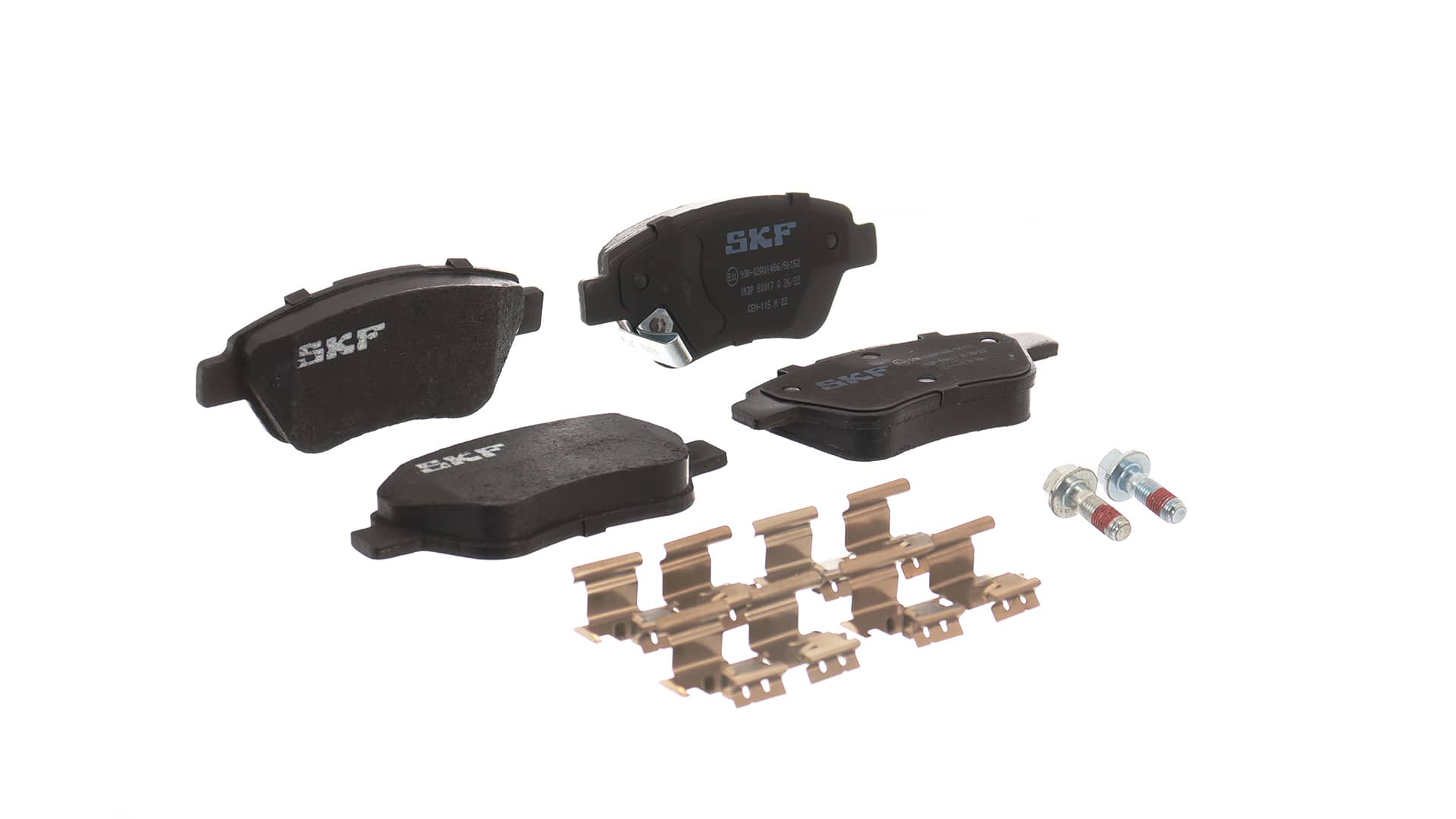 SKF VKBP 80017 A Bremsbeläge mit Zubehör