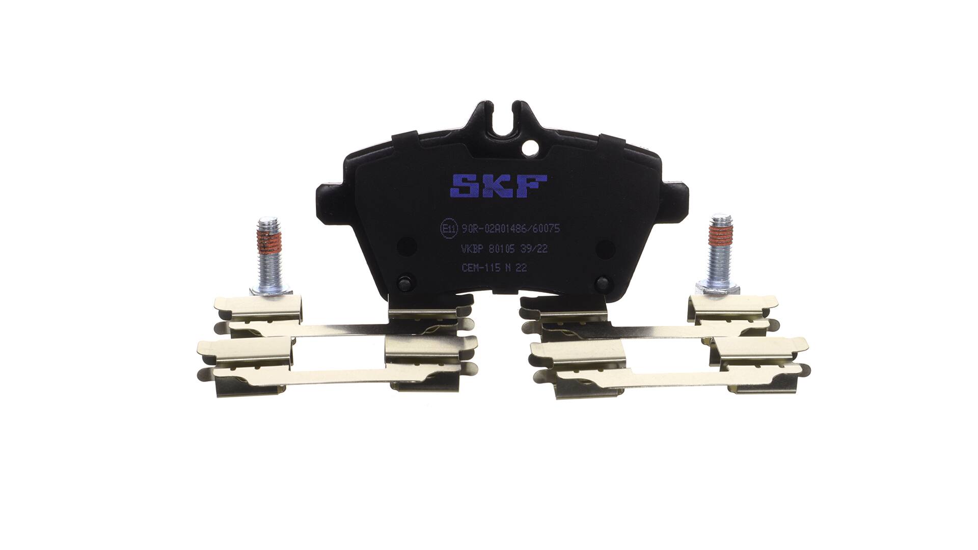 SKF VKBP 80105: Juego de pastillas de freno con accesorios
