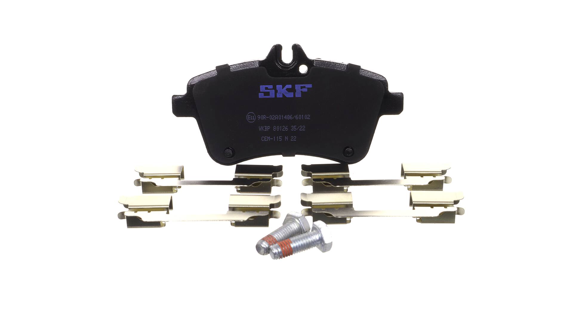 SKF VKBP 80126: Bremsbeläge mit Zubehör