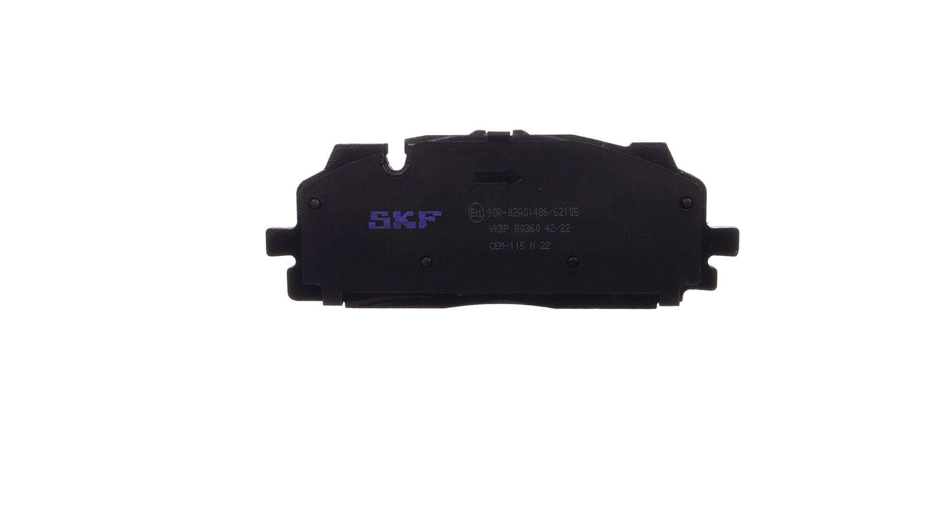 SKF VKBP 80360 Sada brzdových destiček, kotoučová brzda AUDI A5 Cabrio (F57) 252 HP Benzin-elektro cena