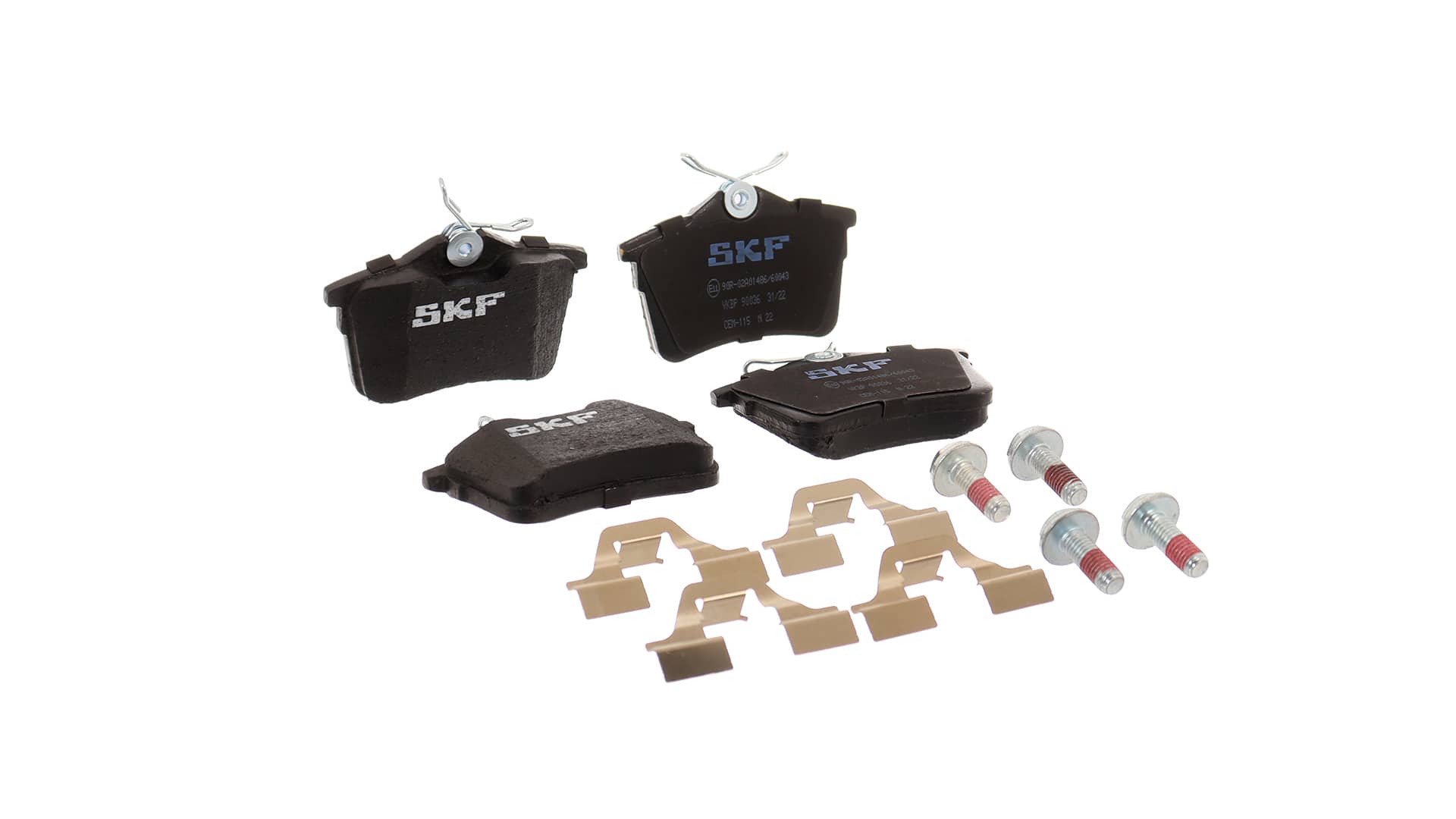 SKF VKBP 90036: Juego de pastillas de freno con accesorios