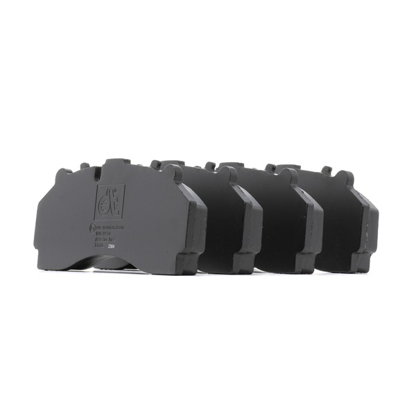 DT Spare Parts 1.35033: Plăcuțe de frână puntea spate, punte fata
