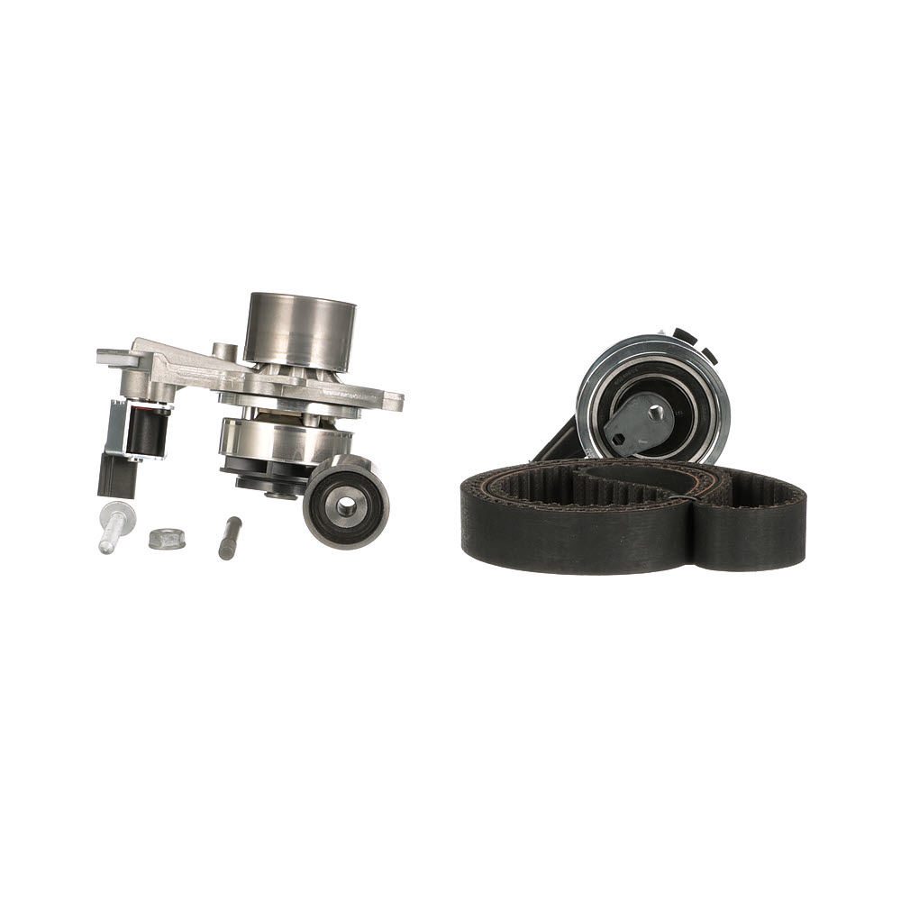 GATES KP25678XS-1: Registerreimsett med vannpumpe PowerGrip™ med vannpumpe, med integrert frakoblingskontakt, vannpumpe kan styres
