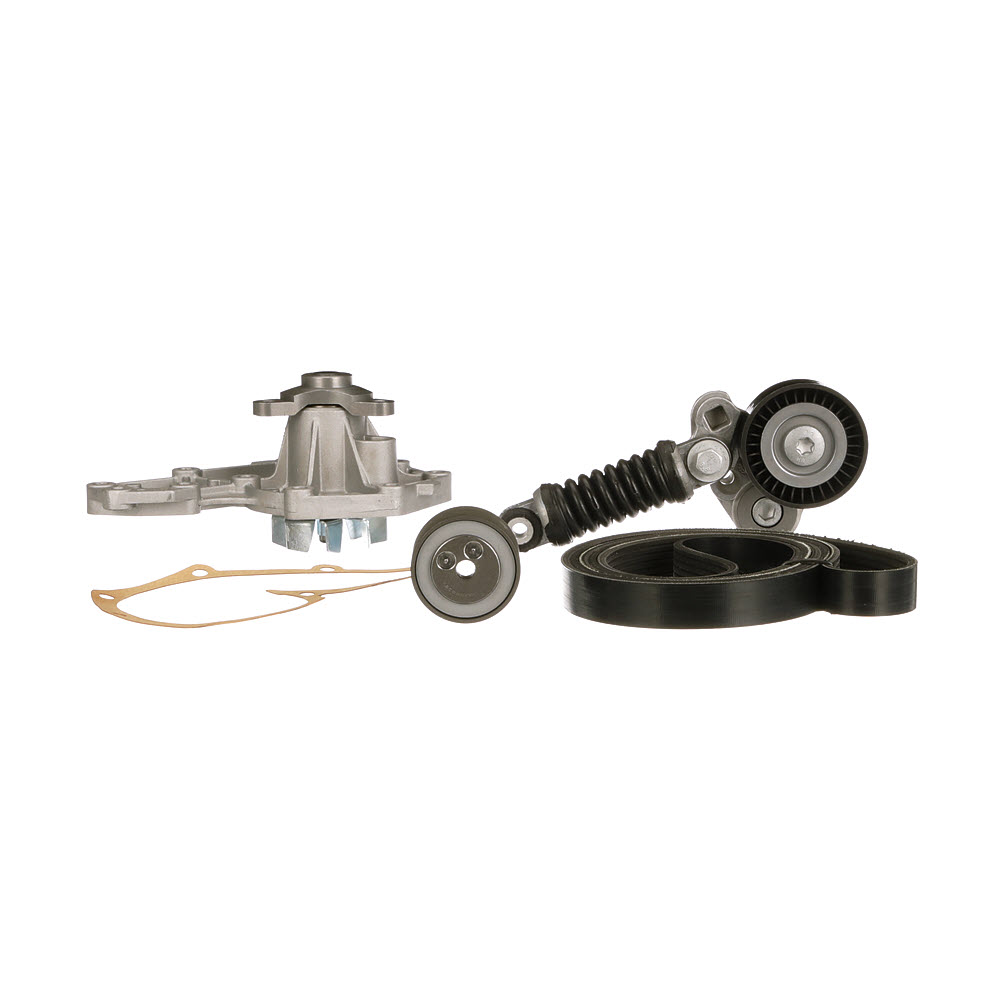 GATES KP56PK1660: Pompa apa + Set curea transmisie cu caneluri Vulco-Flex™ cu pompa apa