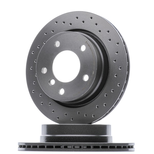 BREMBO 09.7727.1X: Disc de frână XTRA LINE - Xtra Ř: 276mm, perforat/ventilat interior, Ř: 276mm, acoperit (cu un strat protector), cu suruburi