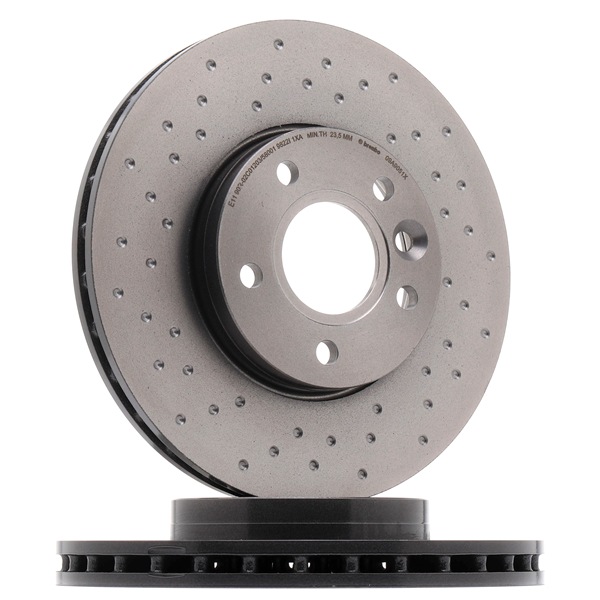 BREMBO 09.A905.1X: Disco de freno XTRA LINE - Xtra Ø: 278mm, perforado/ventil. int., Ø: 278mm, revestido