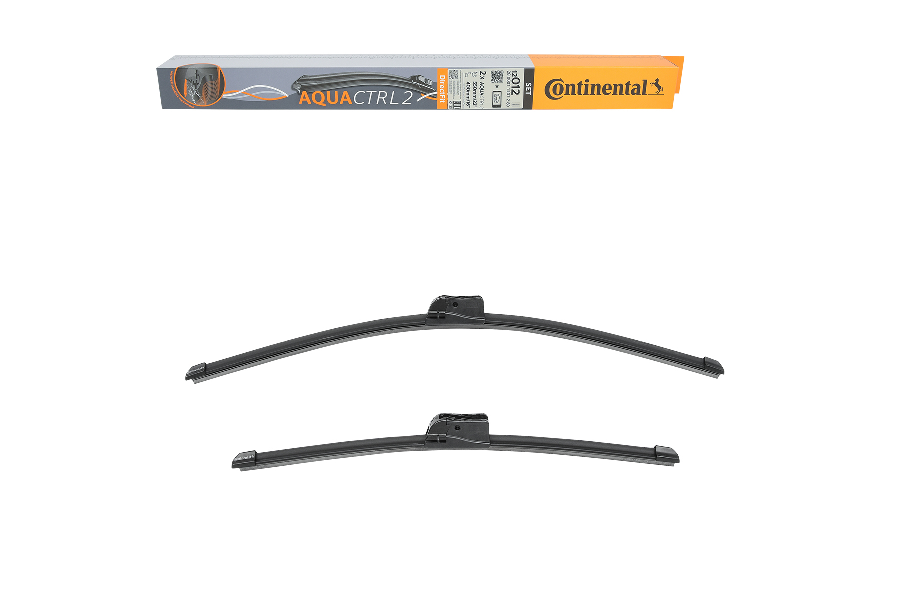 Continental 2800011201280: Vindusvisker AQUACTRL 2 SET foran, 550mm AQUACTRL2