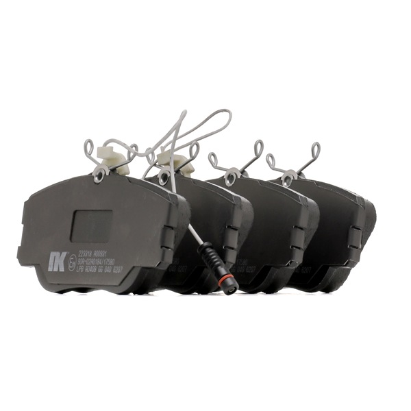 NK 223318: Plăcuțe de frână fara accesorii, cu tabla anti scartait