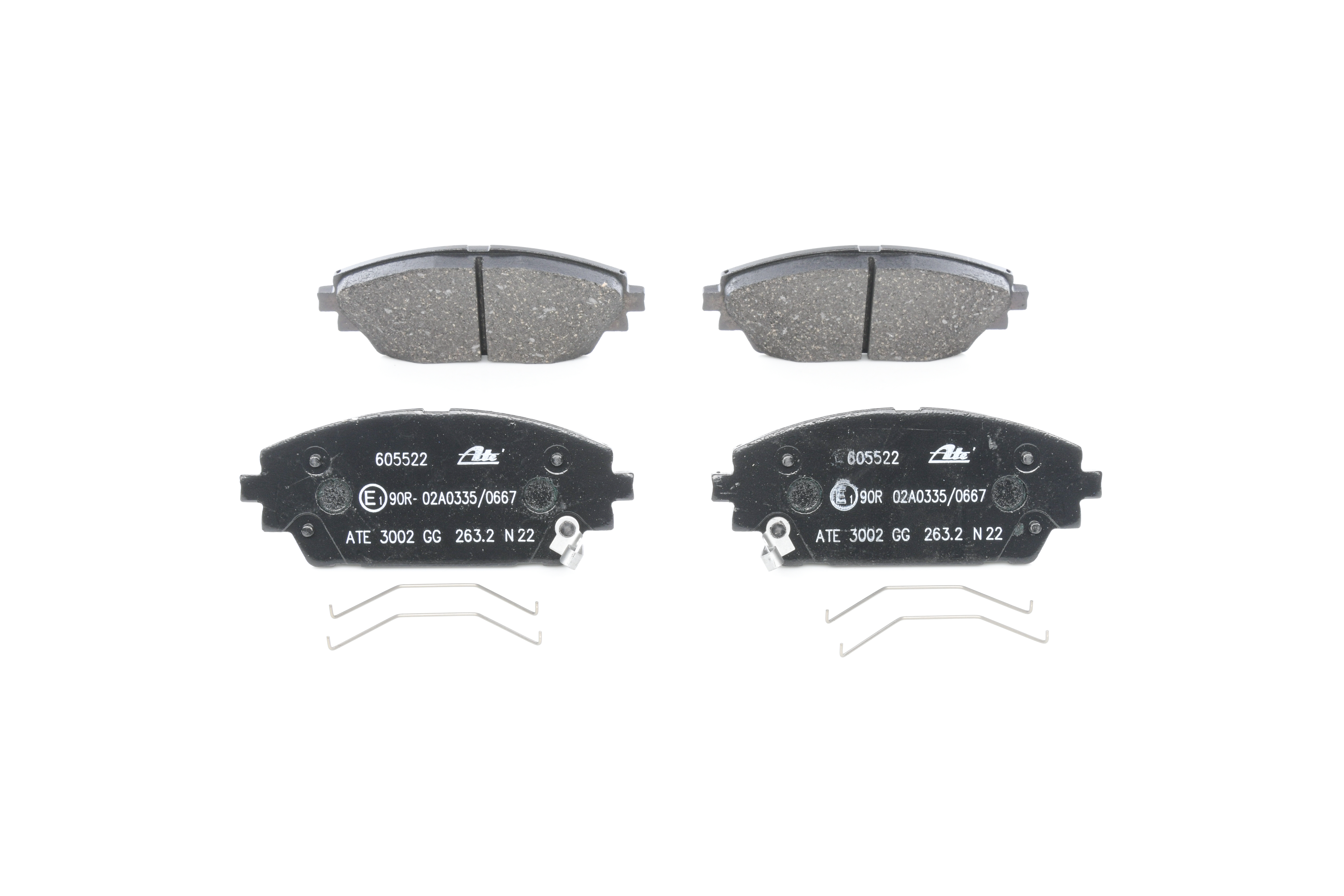 ATE 13.0460-5522.2 Remblokken MAZDA 3 Hatchback (BP) 179 Pk Benzine/Elektro kosten
