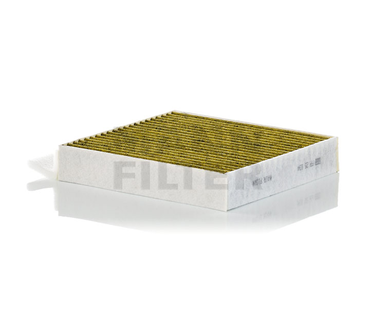 MANN-FILTER FP 25 034-2: Filtre d'habitacle FreciousPlus Filtre à charbon actif avec polyphenol, avec effet antibactérien, Filtre à poussière fine (PM 2.5), avec une activité antifongique, Filtre à charbon actif