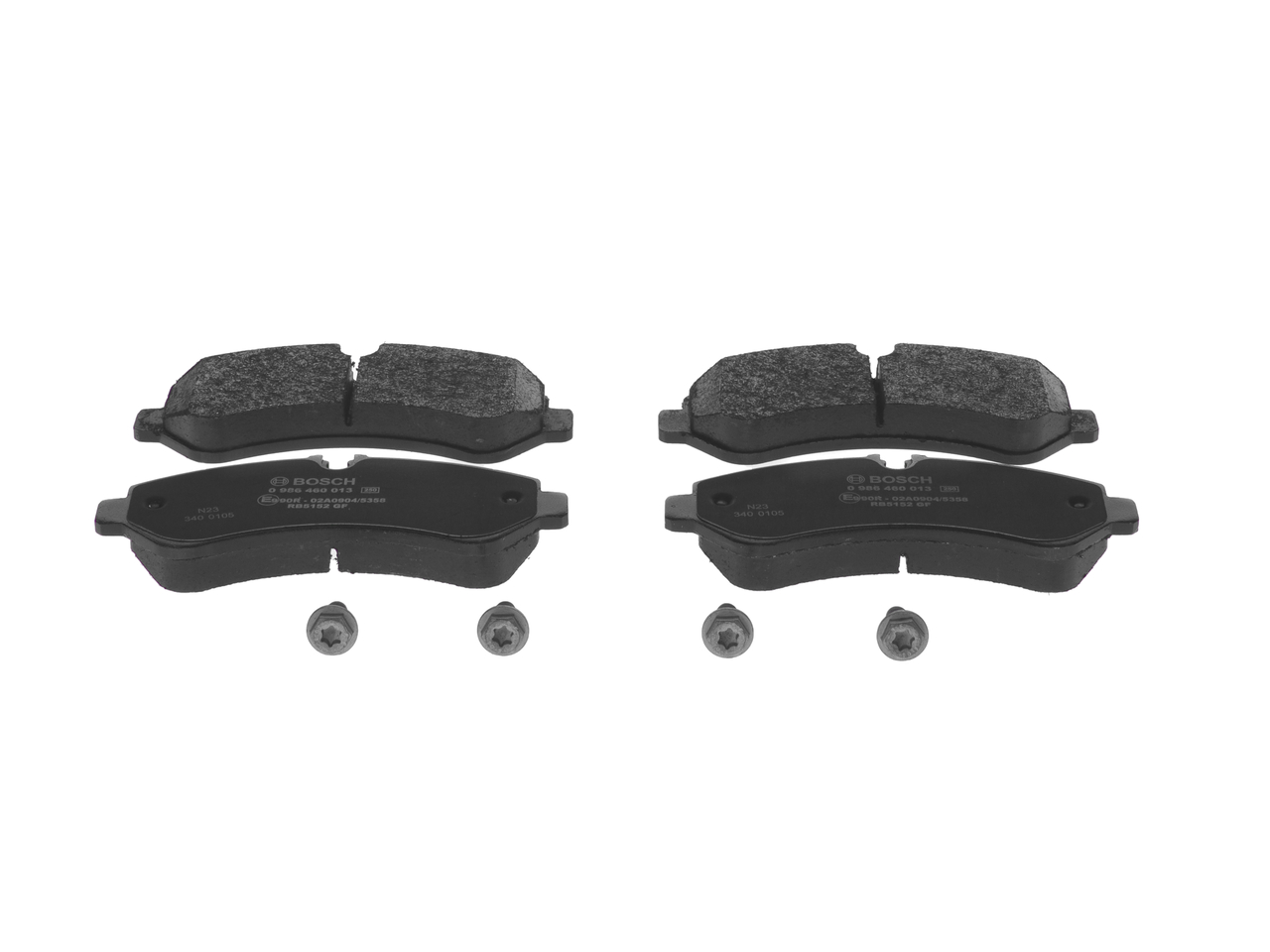 BOSCH 0 986 460 013 Remblokken MERCEDES-BENZ SPRINTER 5-t Open laadbak/ Chassis (907) 170 Pk Diesel kosten