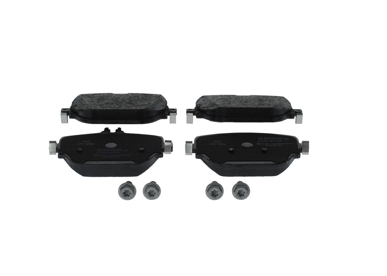 BOSCH 0 986 460 039 Τακάκια φρένων MERCEDES-BENZ E-class Sedan (W213) 367 PS Βενζίνη κόστος