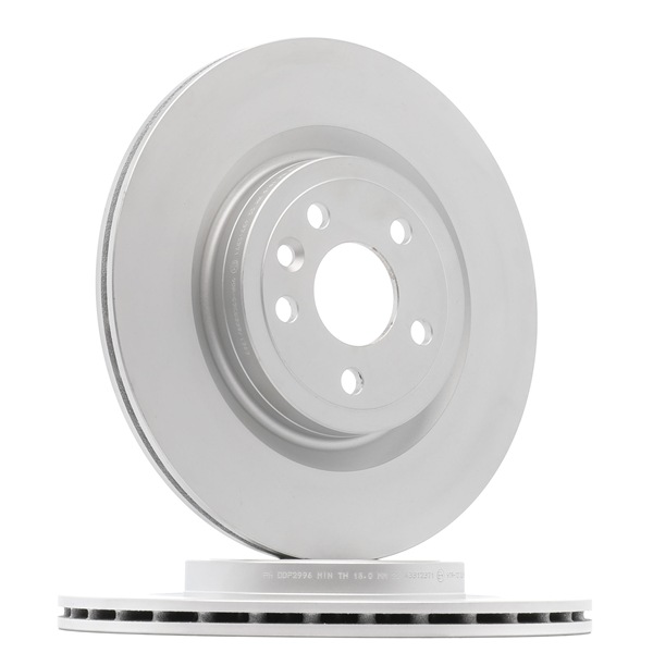 FERODO DDF2996C: Disque de frein PREMIER Ø: 325mm, ventilé, Ø: 325mm, revêtu, sans vis/boulons
