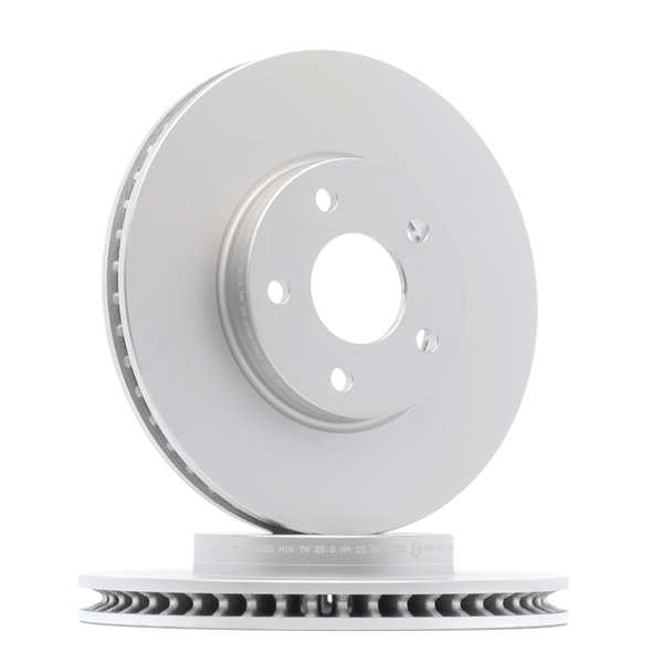 FERODO DDF3020C: Disc de frână PREMIER Ř: 282mm, ventilat, Ř: 282mm, acoperit (cu un strat protector), fara suruburi