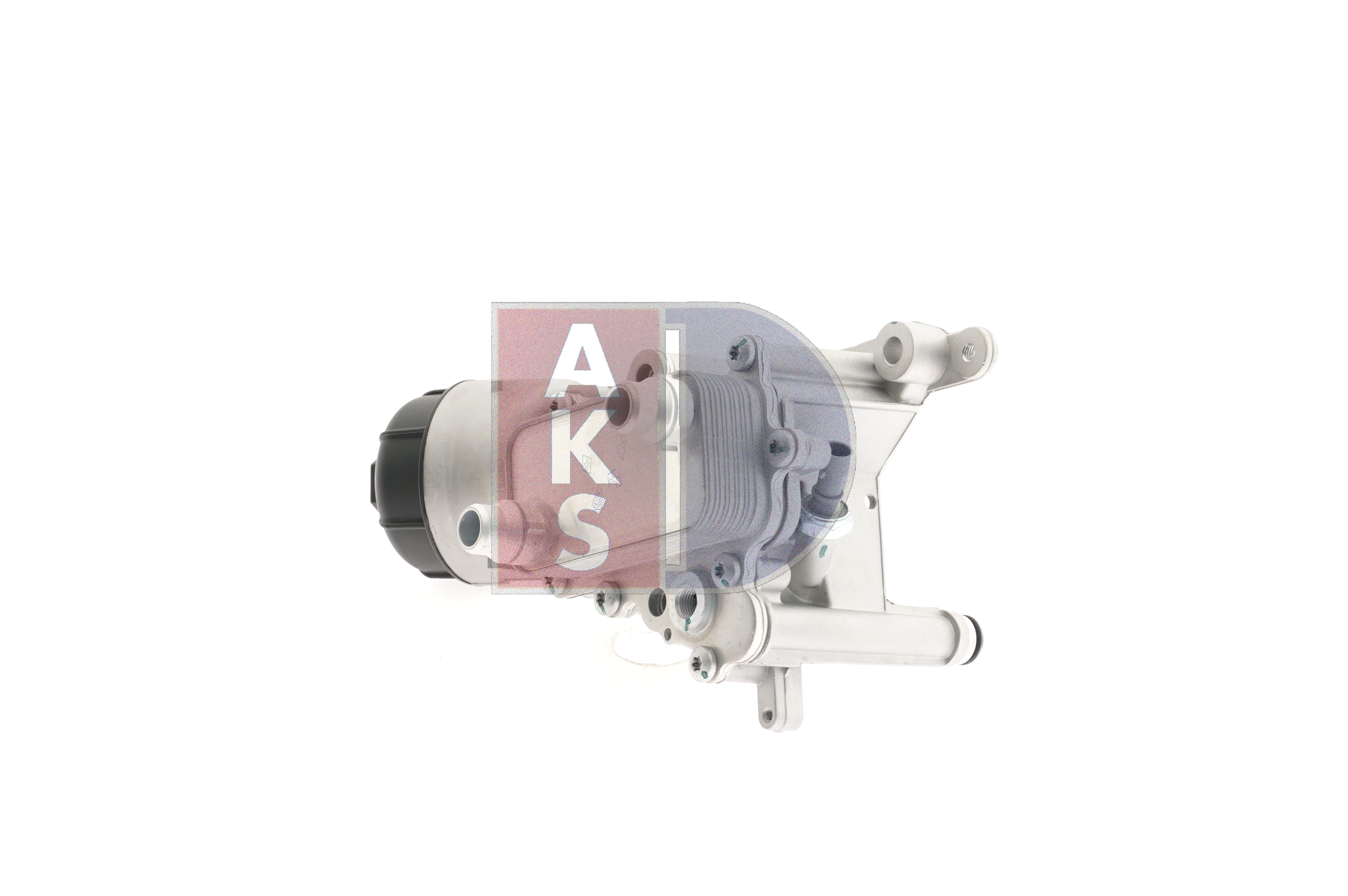 AKS DASIS 016006N: Radiator ulei, ulei motor cu carcasă pentru filtrul de ulei, cu filtru