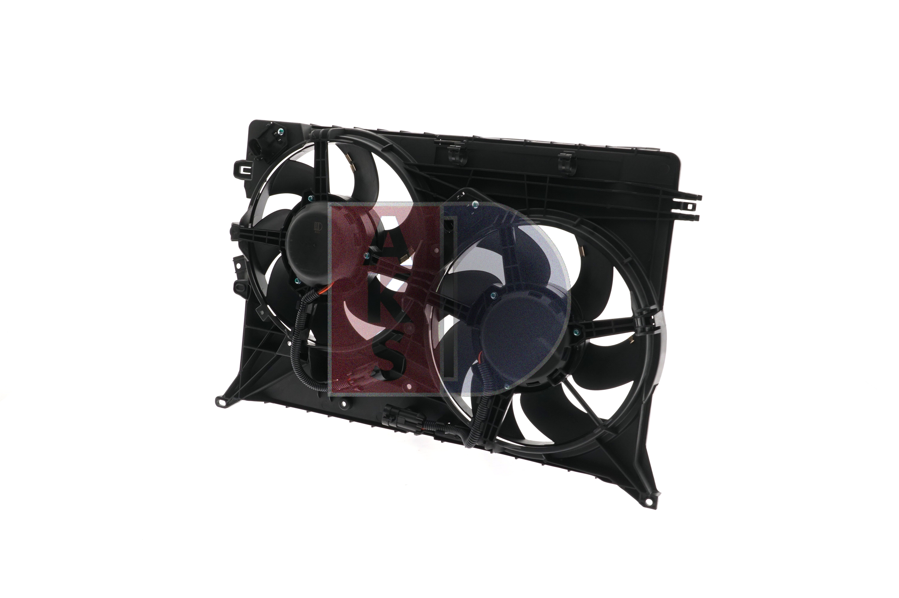 AKS DASIS 088155N: Ventilator, radiator 310/310mm, cu rama aerisire radiator