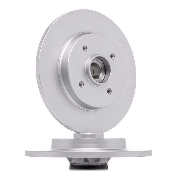 RIDEX PLUS 82B0700P: Remschijf Achteras, Ø: 268mm, volledig, Ø: 268mm, Gecoat, Met wiellager, Met ingebouwde magnetische sensorring