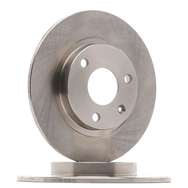 MAPCO 47452: Disques et plaquettes de freins Essieu avant, Ø: 238mm, plein