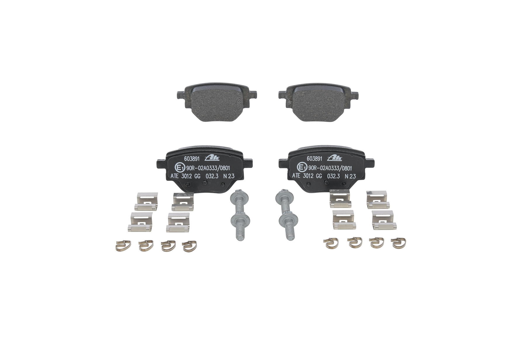 ATE 13.0460-3891.2 Remblokken VAUXHALL Corsa Mk5 (F) 136 Pk Elektro kosten