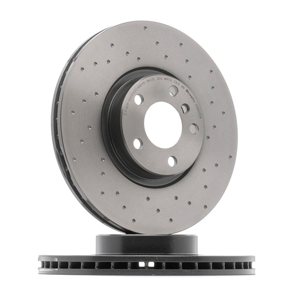 BREMBO 09.9922.1X: Disco de freno XTRA LINE - Xtra Ø: 348mm, perforado/ventil. int., Ø: 348mm, revestido, con tornillos